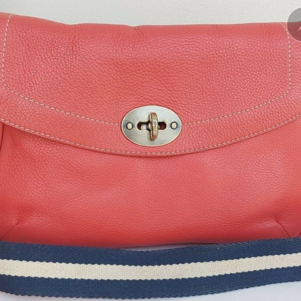Boden Tead Soft Pebble Crossbody Shoulder Purse. Medium Size